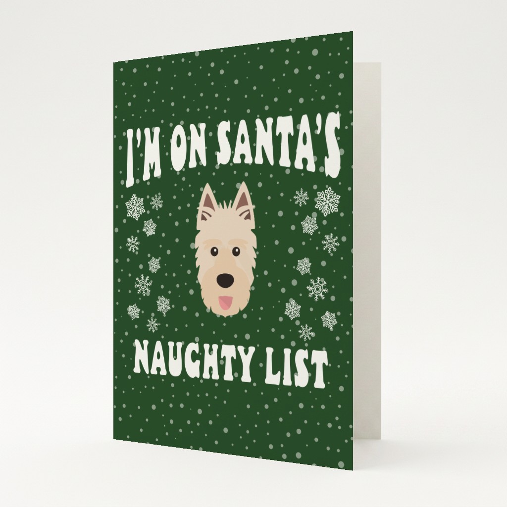 Santa's Naughty List: Personalised {breedFullName} Card