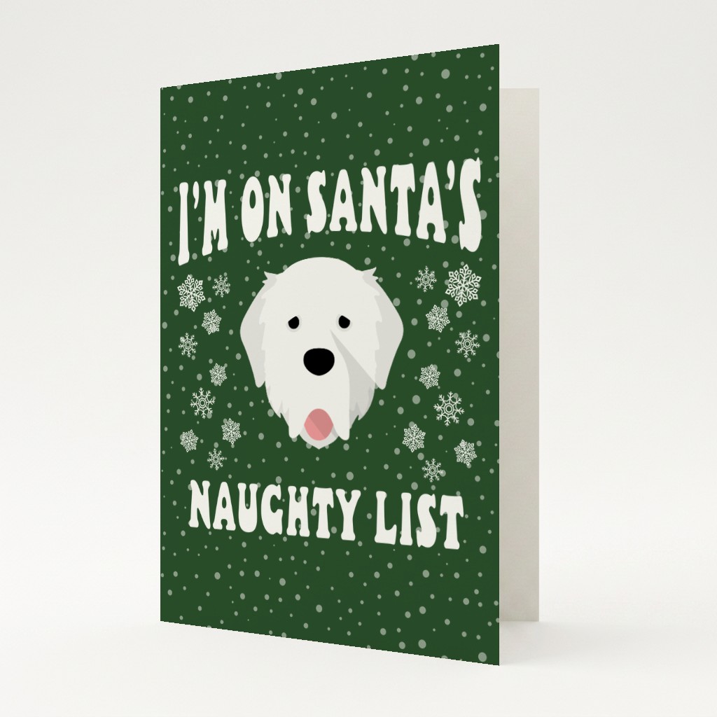 Santa's Naughty List: Personalised {breedFullName} Card