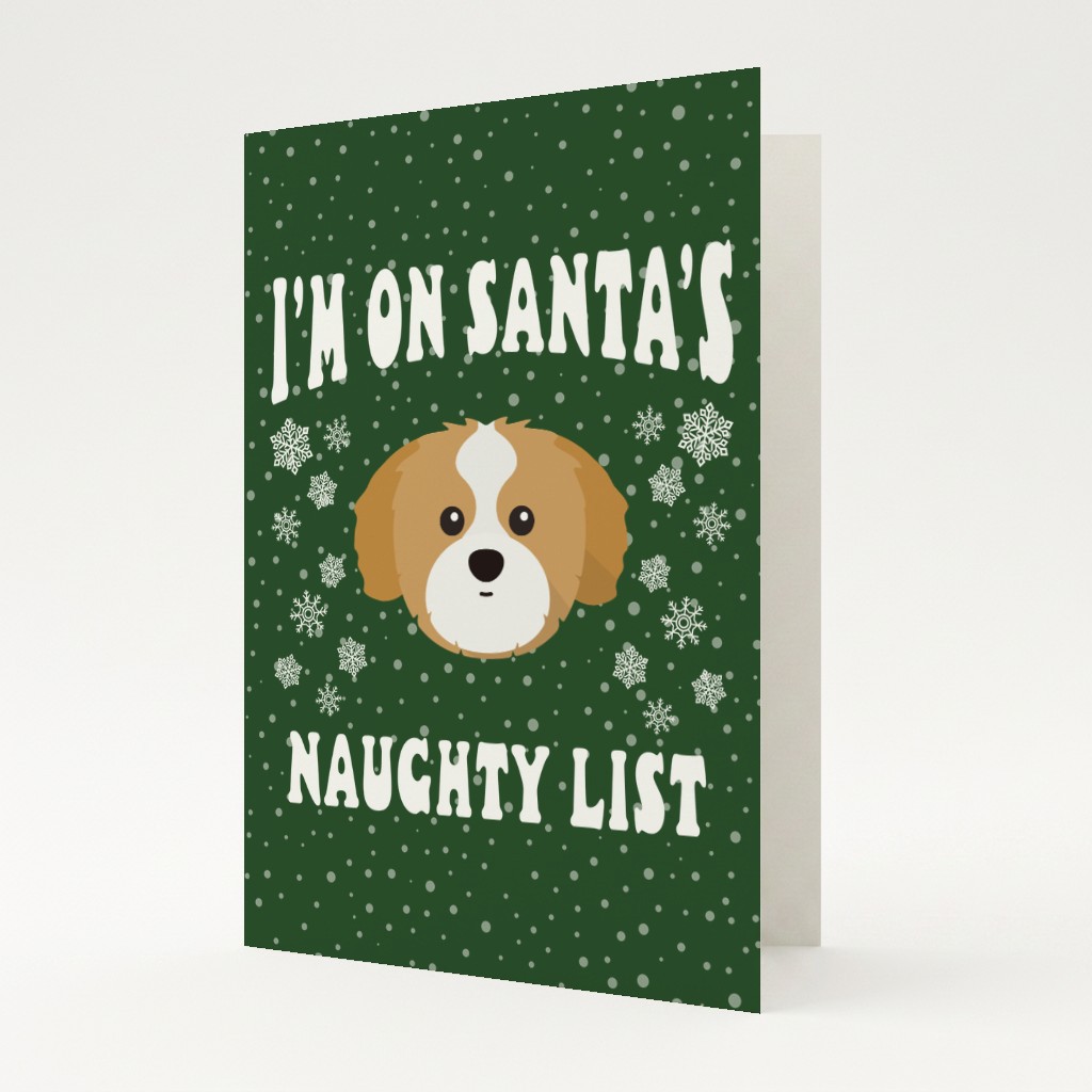 Santa's Naughty List: Personalised {breedFullName} Card