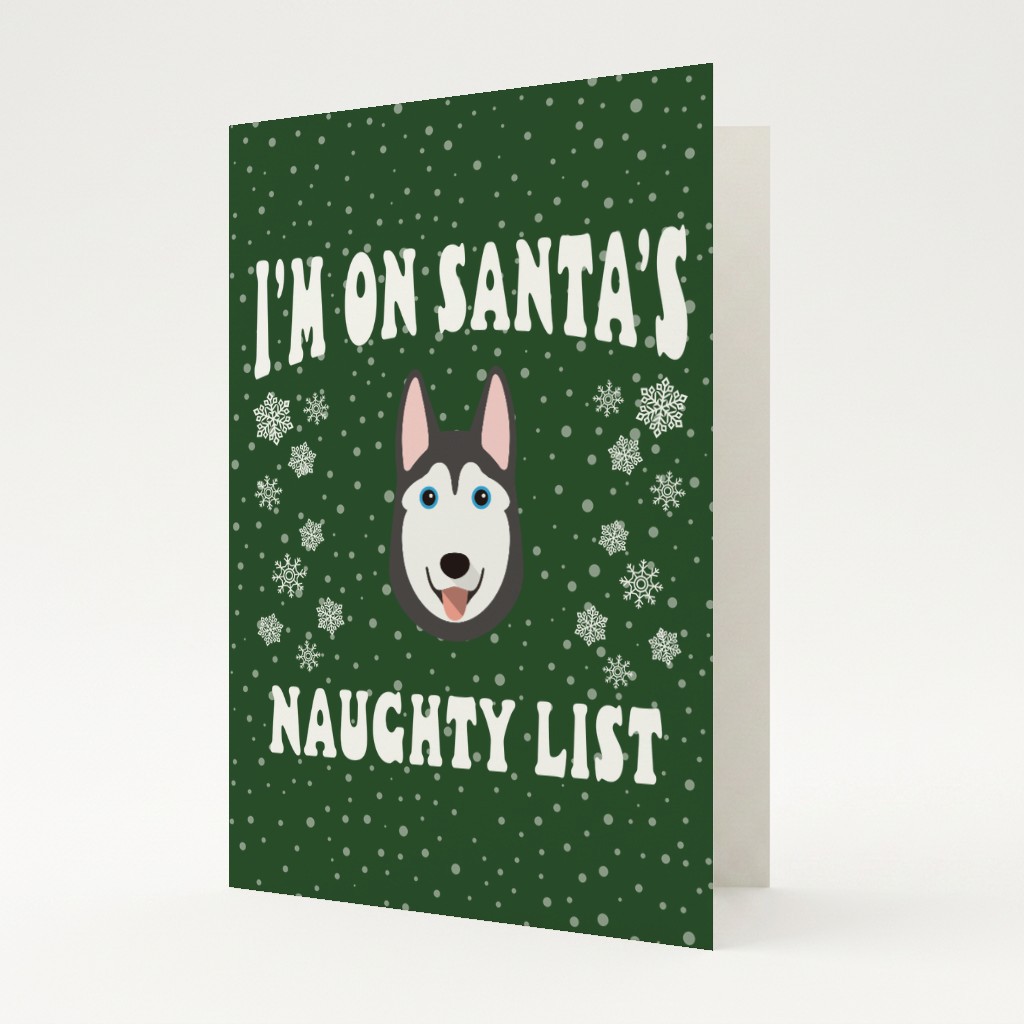 Santa's Naughty List: Personalised {breedFullName} Card
