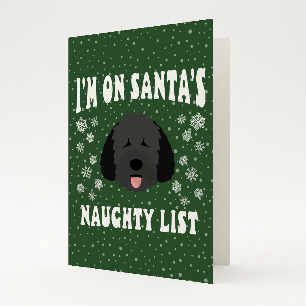 Santa's Naughty List: Personalised {breedFullName} Card