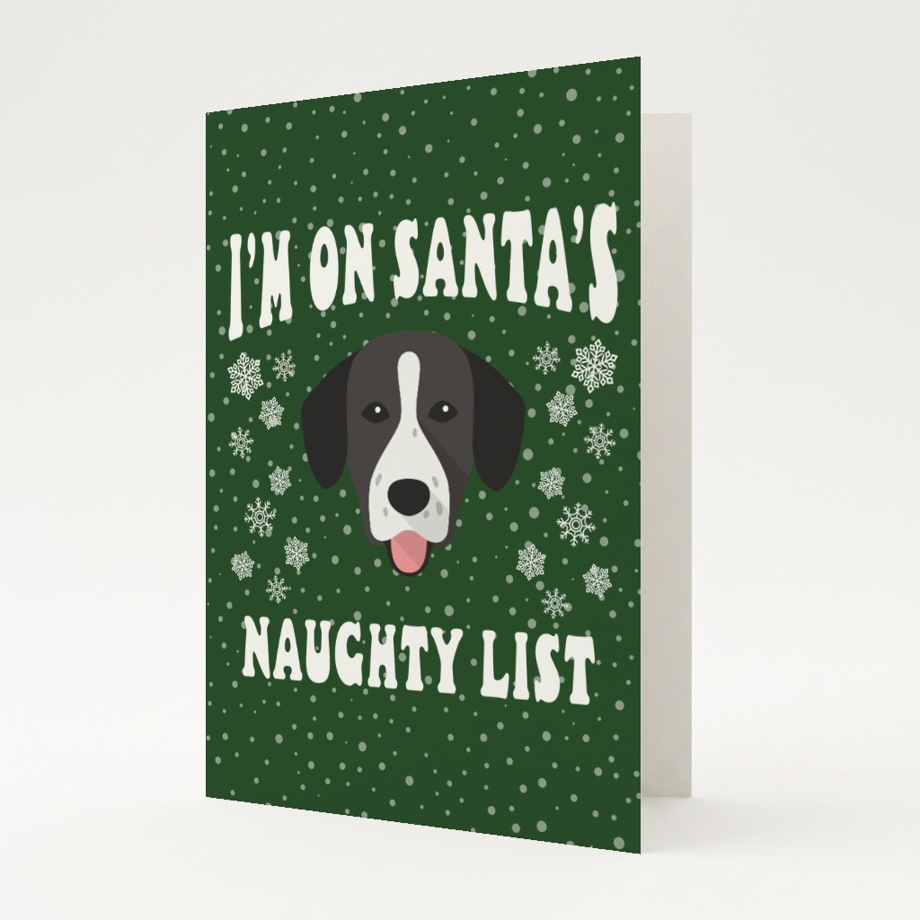 Santa's Naughty List: Personalised {breedFullName} Card