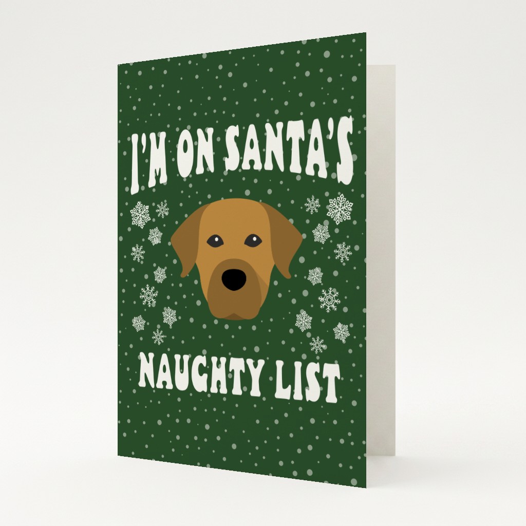 Santa's Naughty List: Personalised {breedFullName} Card
