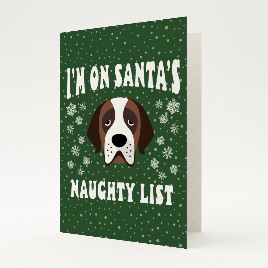 Santa's Naughty List: Personalised {breedFullName} Card