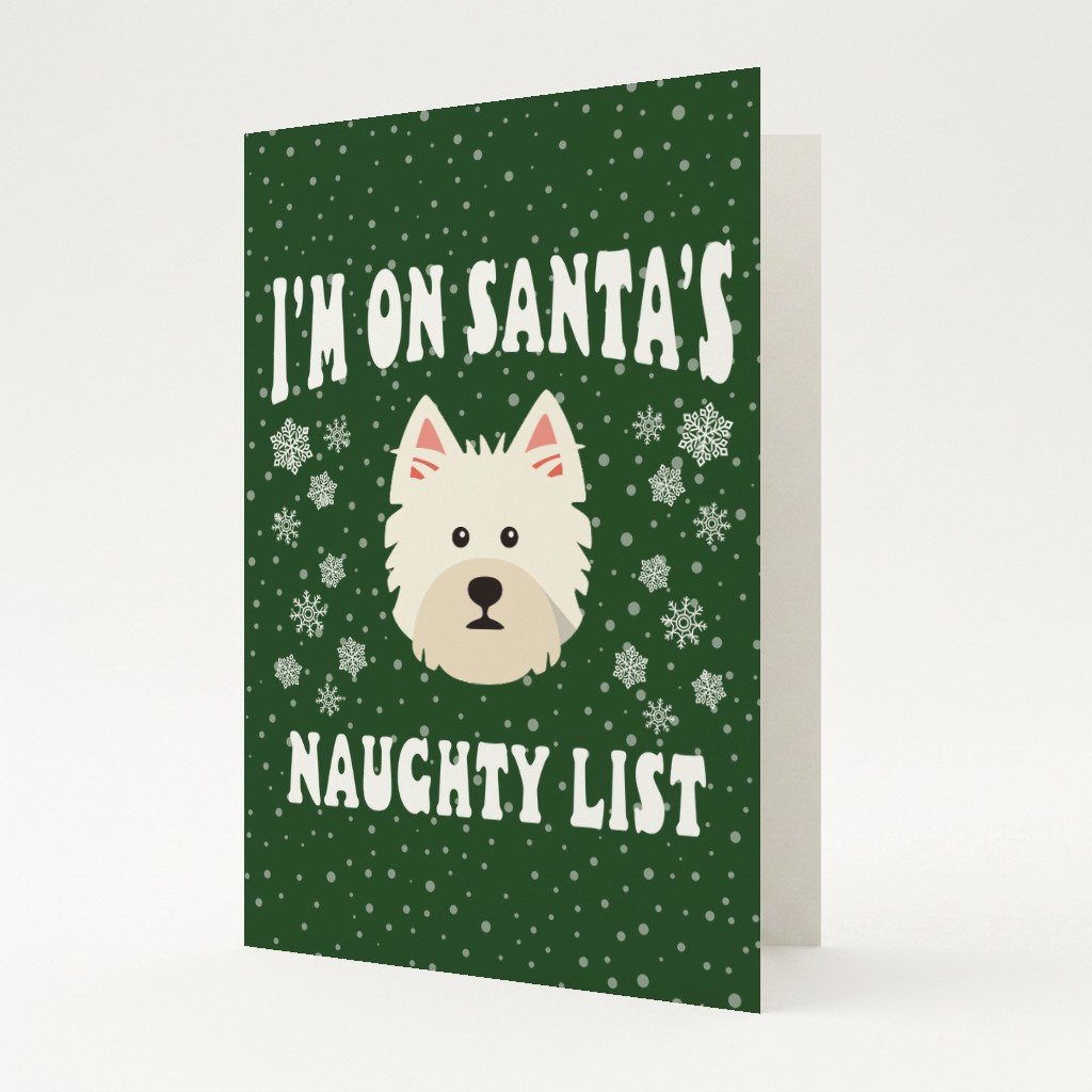 Santa's Naughty List: Personalised {breedFullName} Card