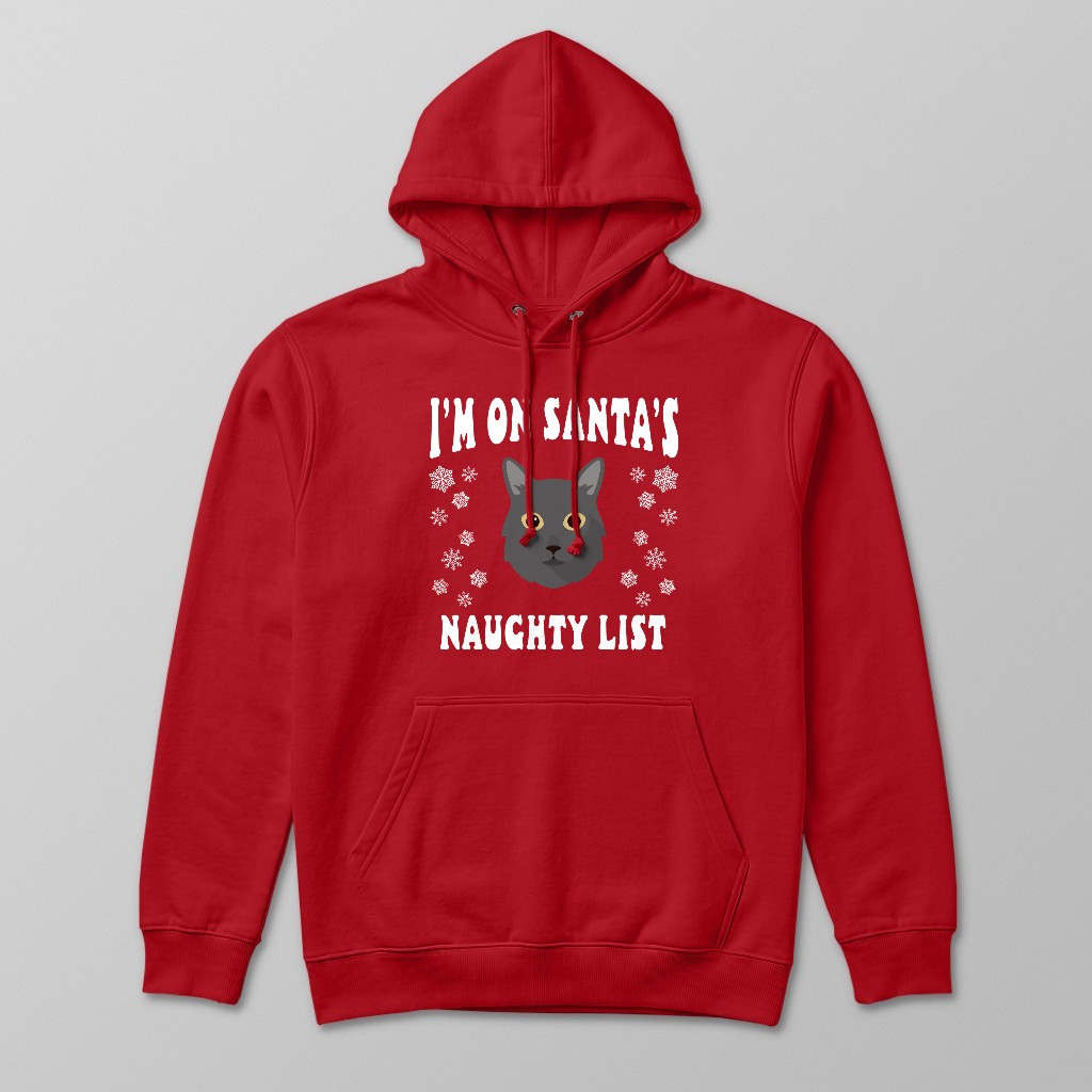 Santa's Naughty List: Personalised {breedFullName} Hoodie