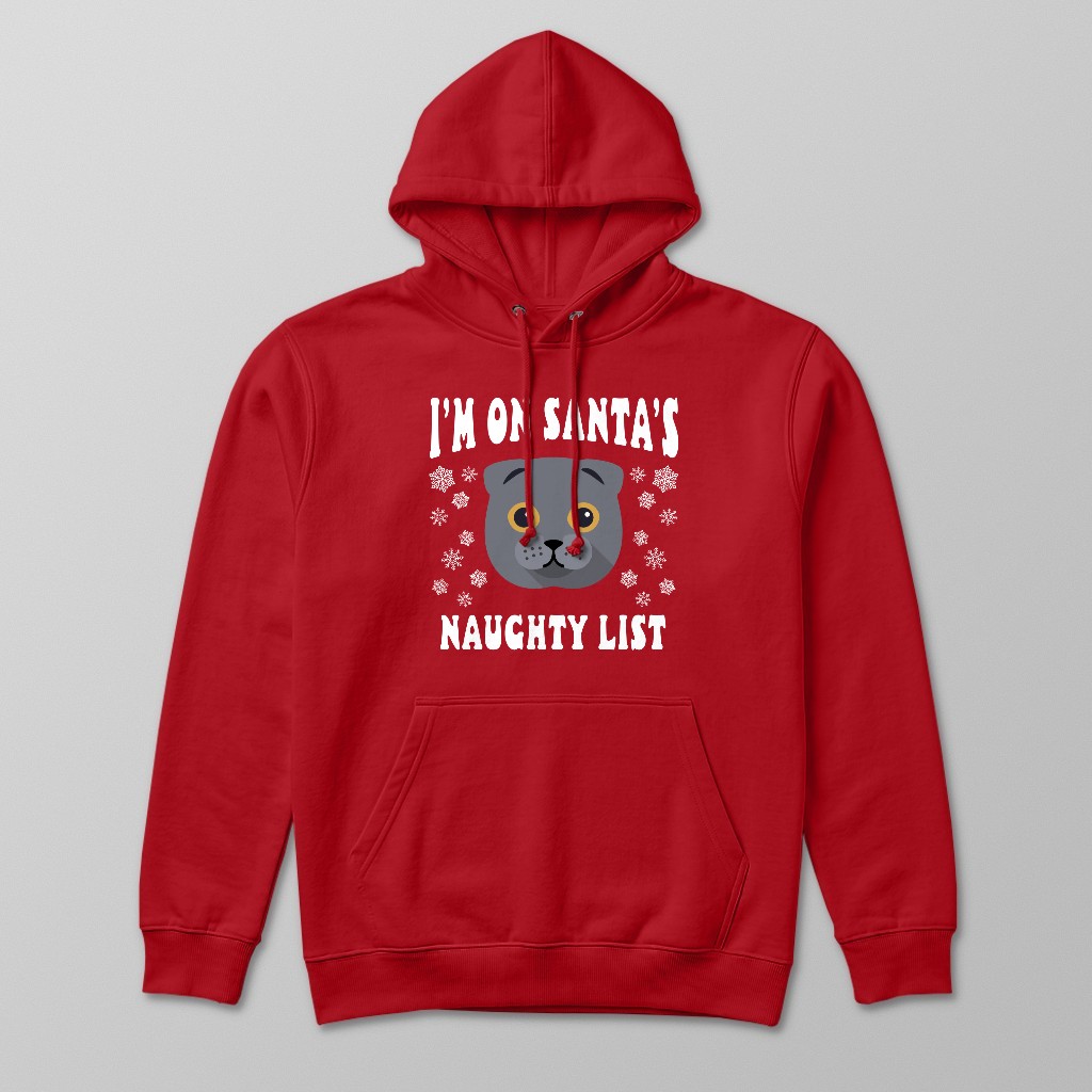 Santa's Naughty List: Personalized {breedFullName} Hoodie