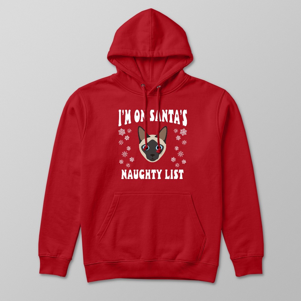 Santa's Naughty List: Personalised {breedFullName} Hoodie