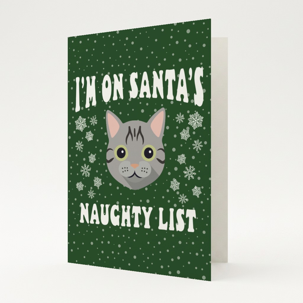 Santa's Naughty List: Personalised {breedFullName} Card