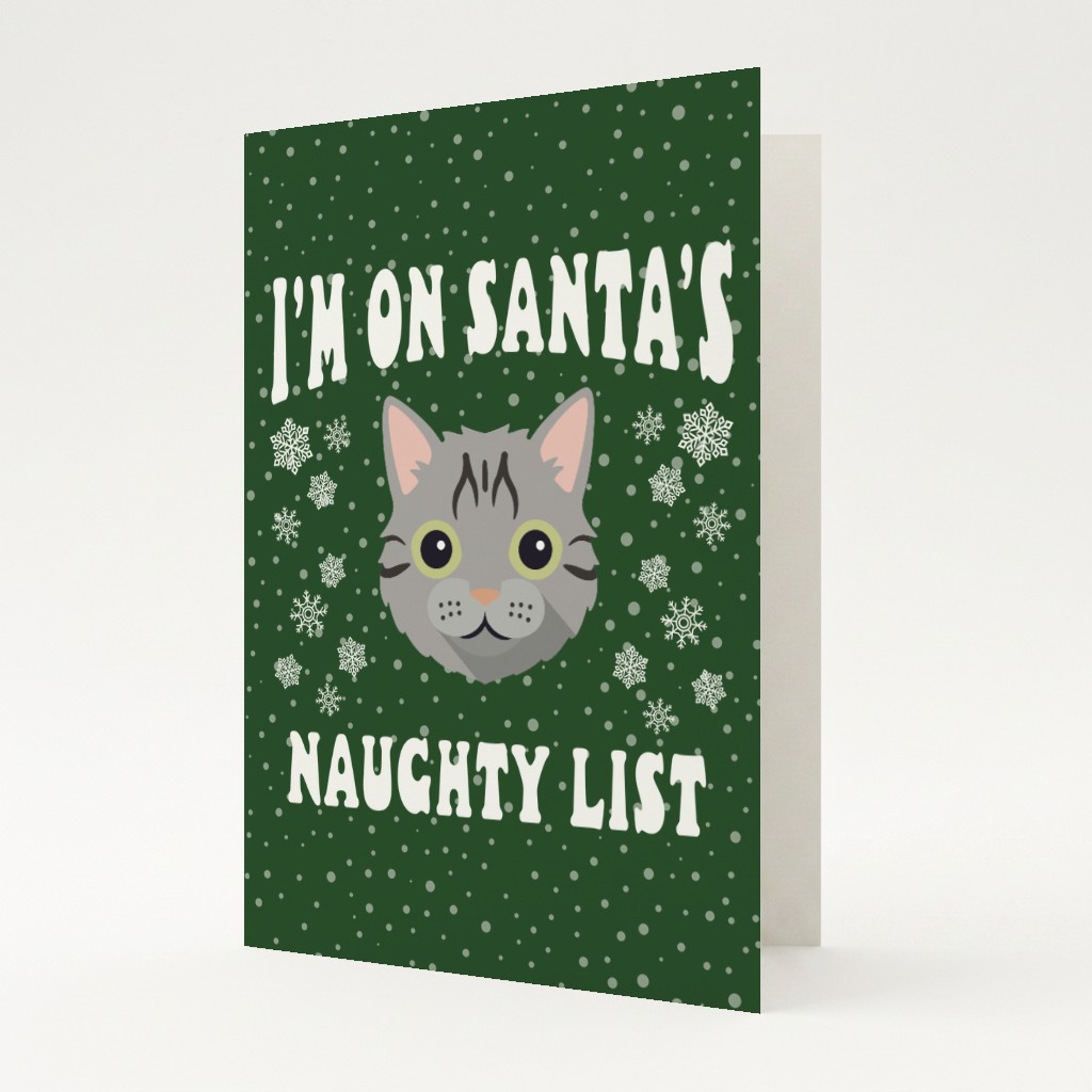 Santa's Naughty List: Personalised {breedFullName} Card