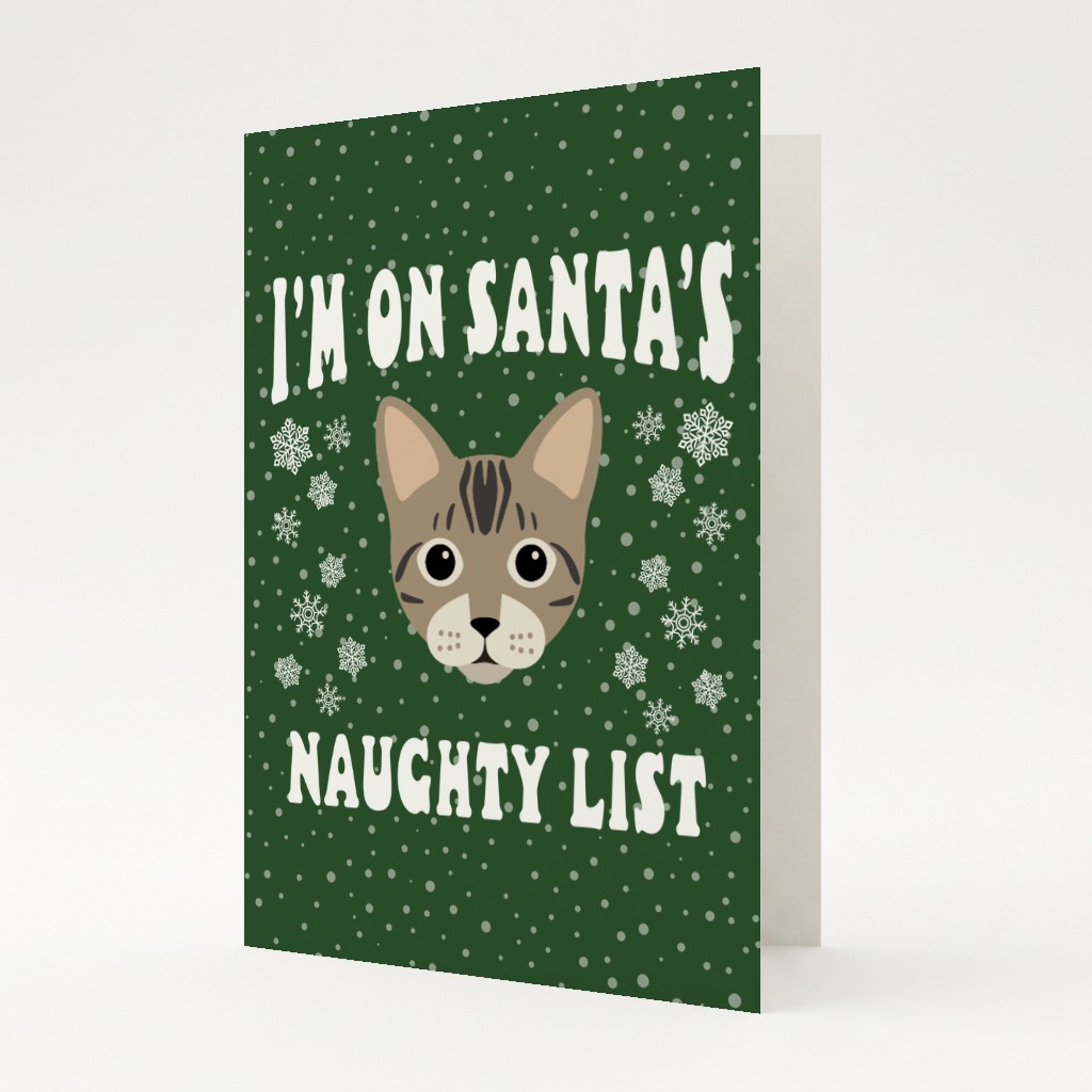 Santa's Naughty List: Personalised {breedFullName} Card