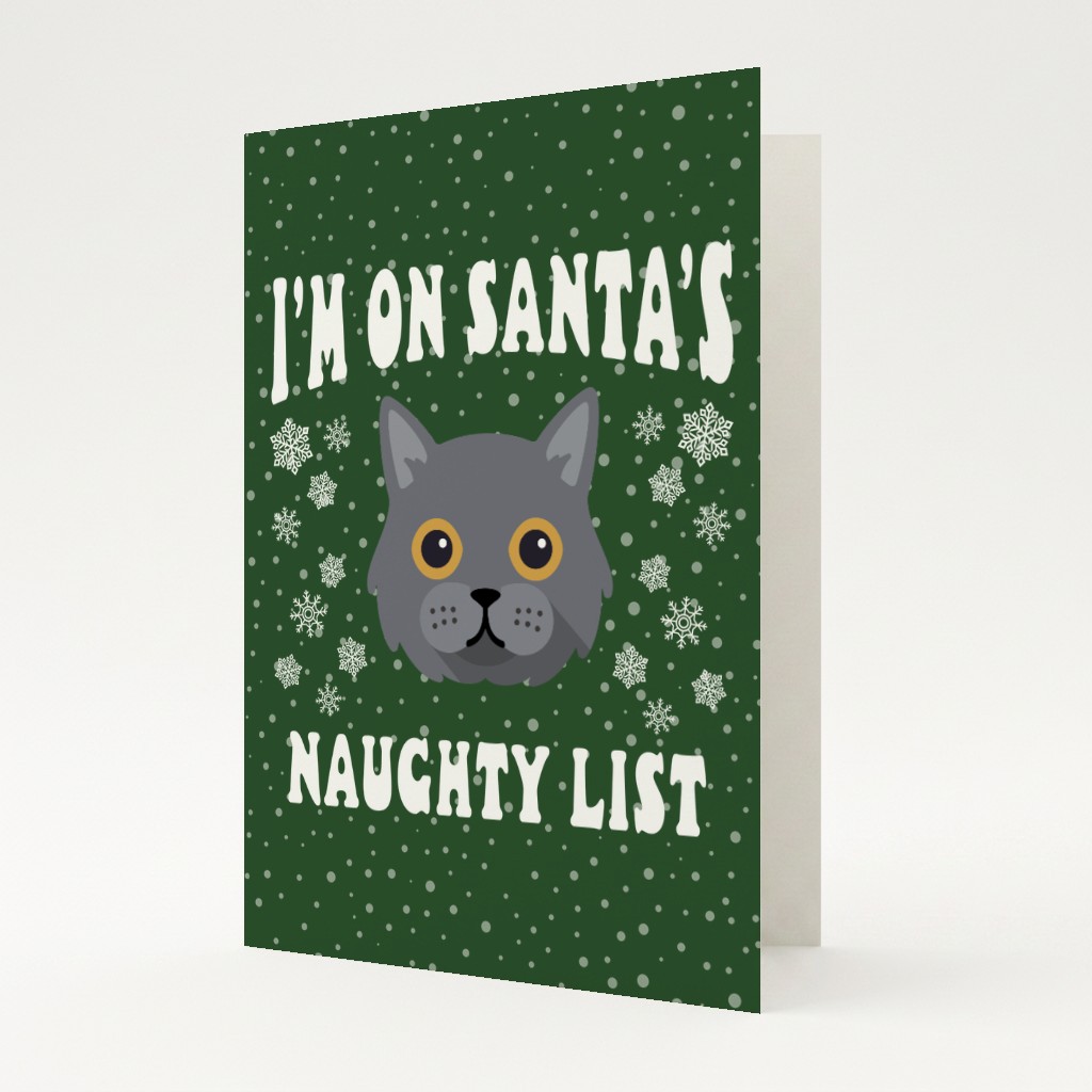 Santa's Naughty List: Personalised {breedFullName} Card