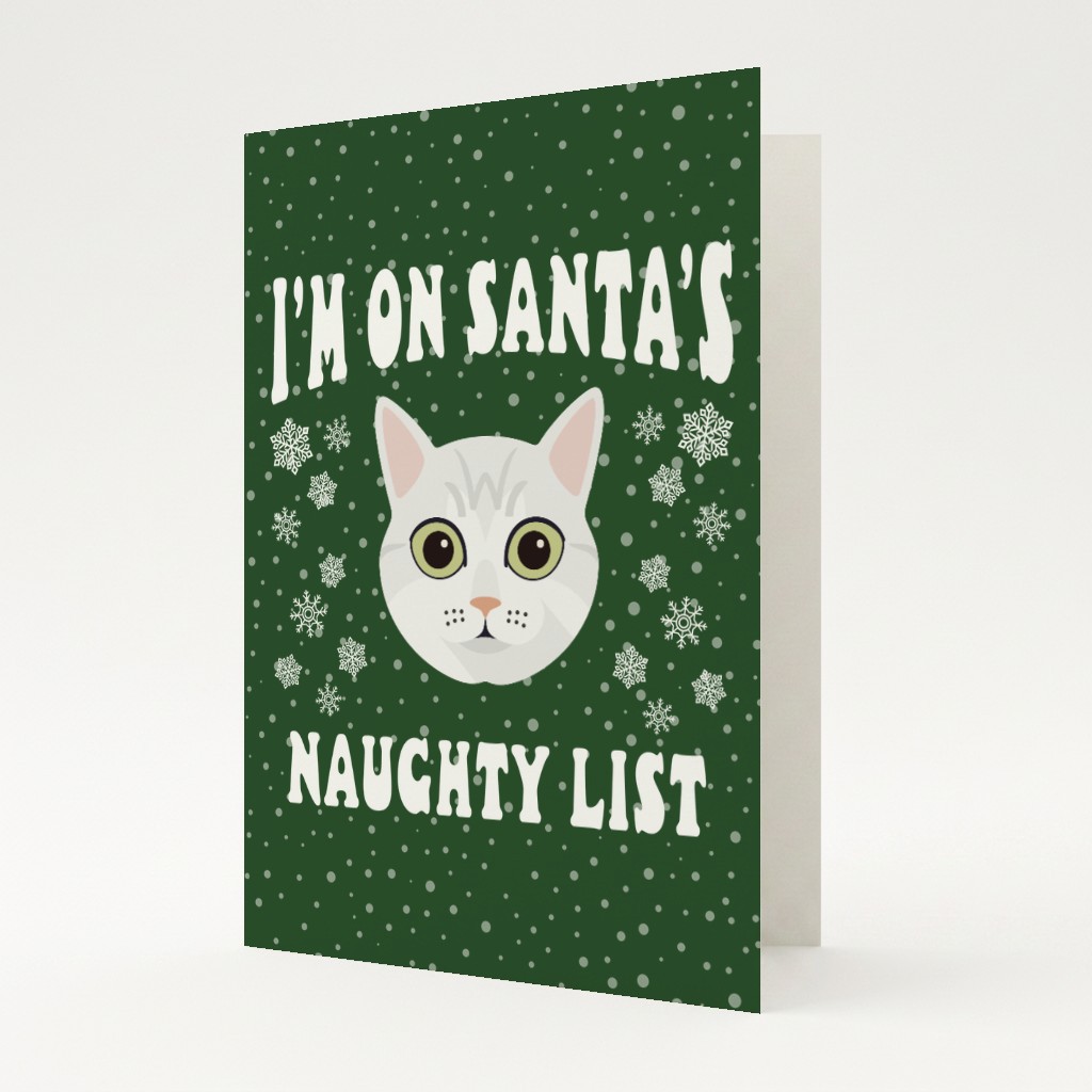 Santa's Naughty List: Personalised {breedFullName} Card