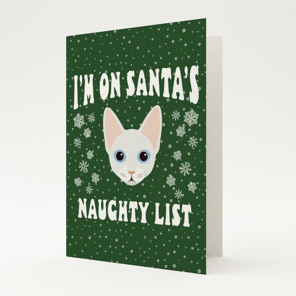 Santa's Naughty List: Personalised {breedFullName} Card