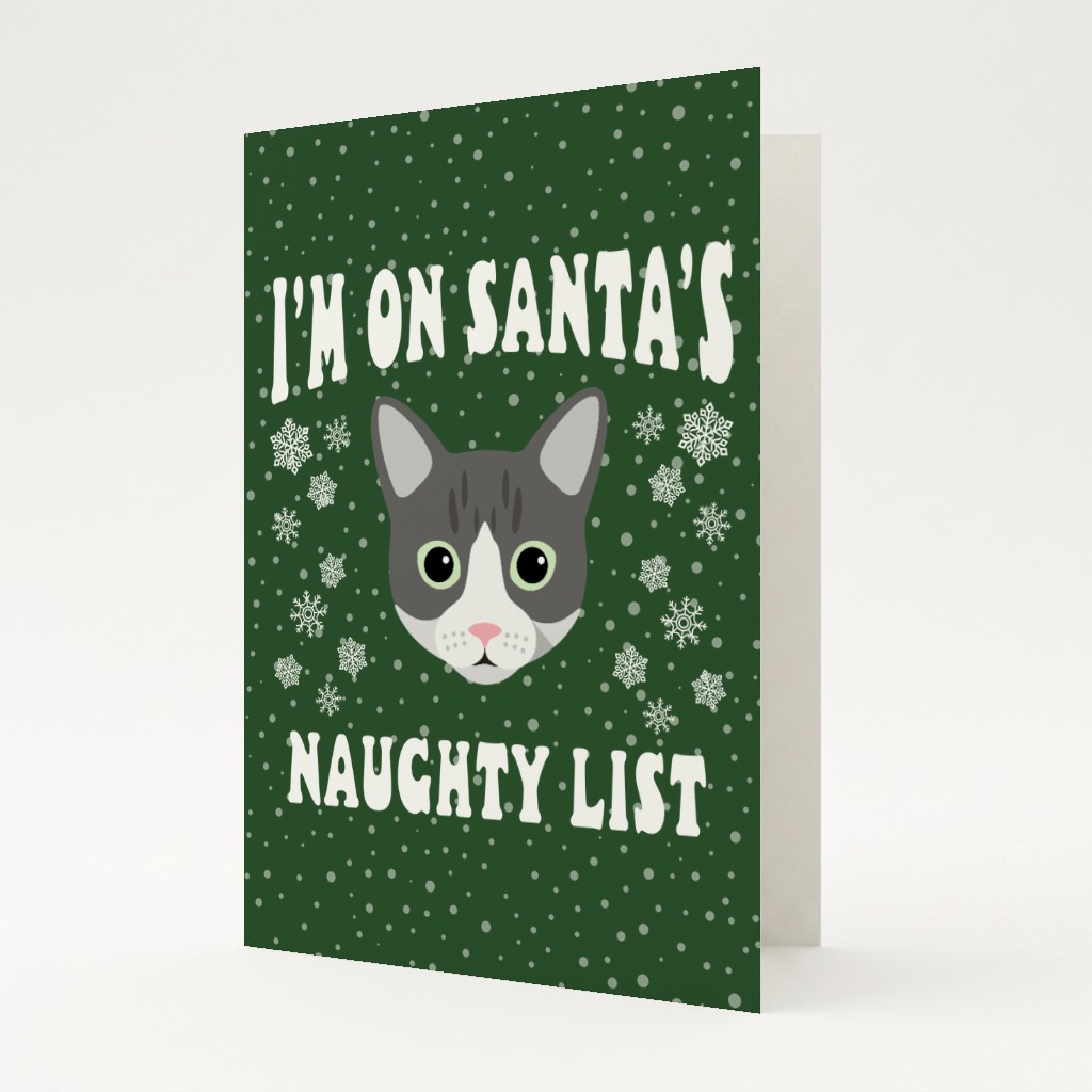 Santa's Naughty List: Personalised {breedFullName} Card