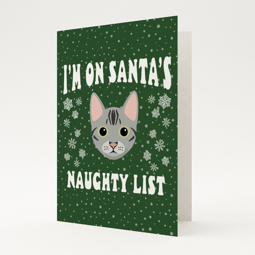 Santa's Naughty List: Personalised {breedFullName} Card