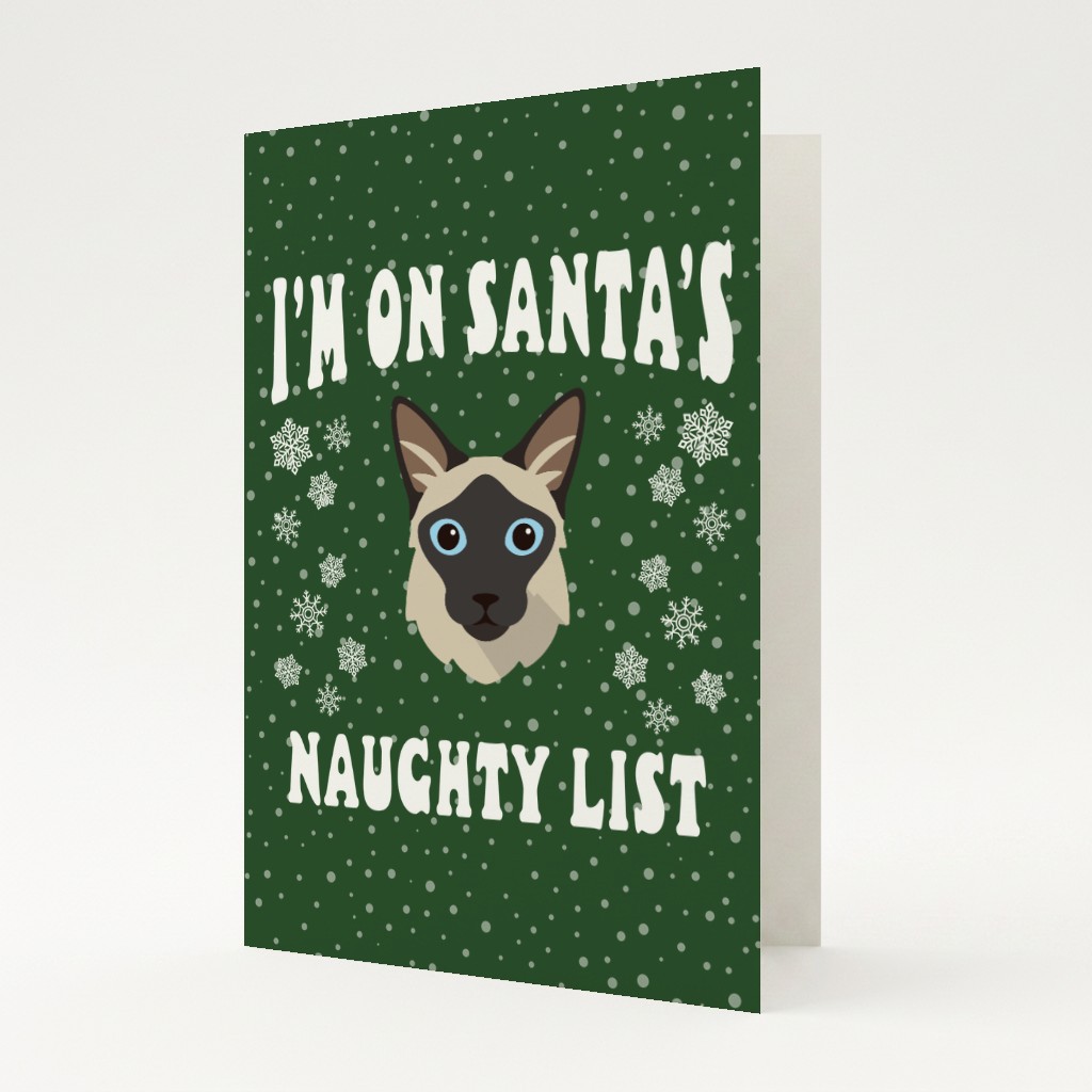 Santa's Naughty List: Personalised {breedFullName} Card