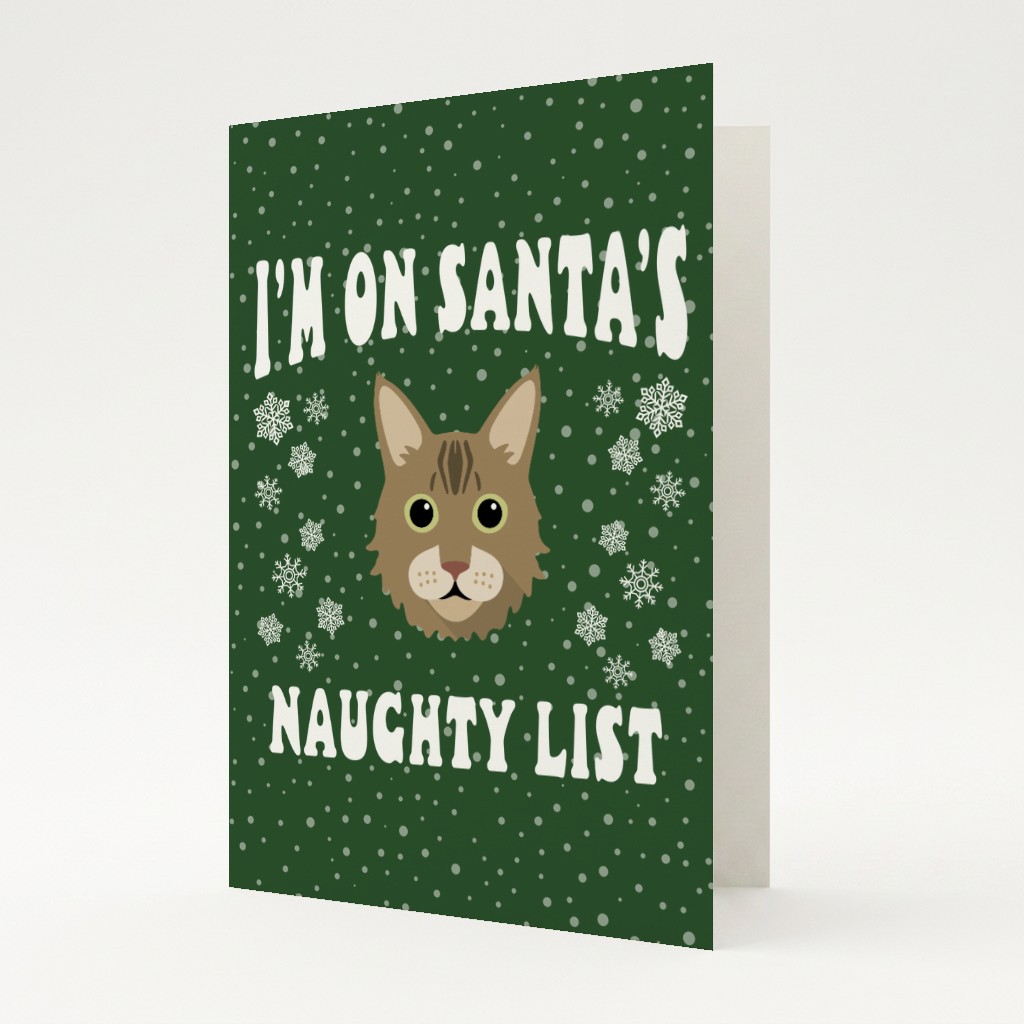 Santa's Naughty List: Personalized {breedFullName} Card