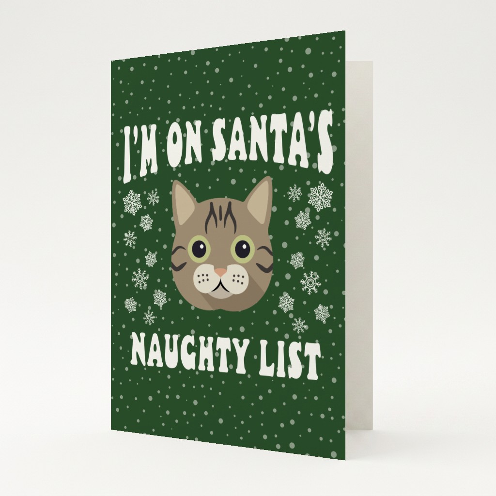 Santa's Naughty List: Personalised {breedFullName} Card