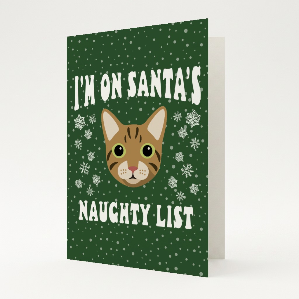 Santa's Naughty List: Personalised {breedFullName} Card
