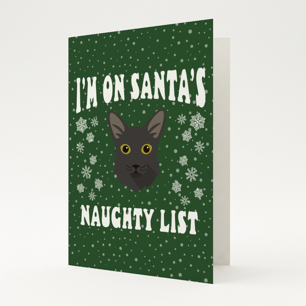 Santa's Naughty List: Personalized {breedFullName} Card