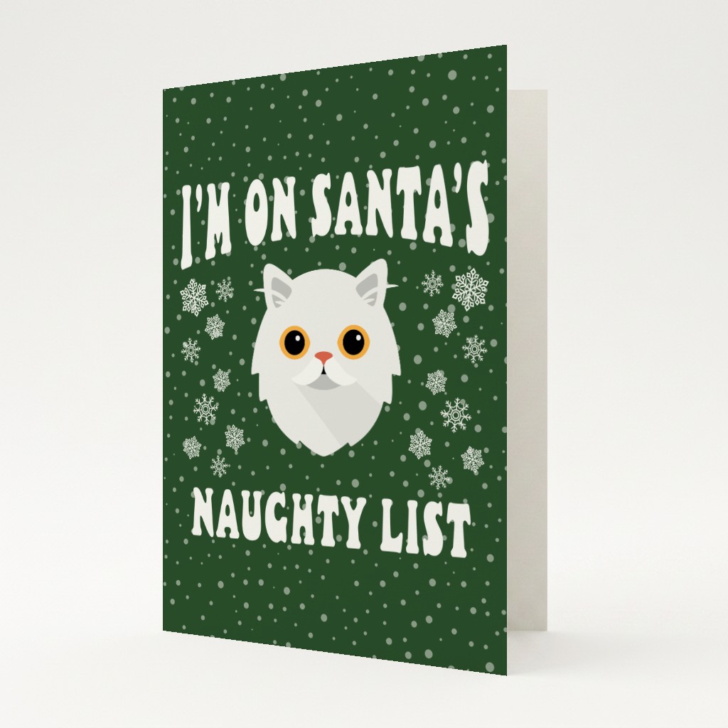 Santa's Naughty List: Personalised {breedFullName} Card