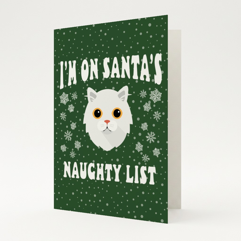 Santa's Naughty List: Personalised {breedFullName} Card
