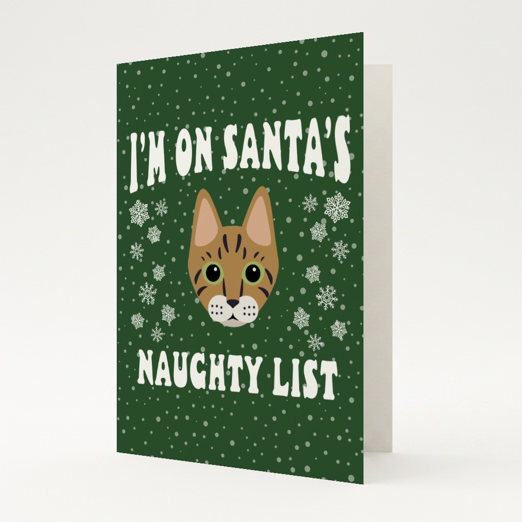 Santa's Naughty List: Personalised {breedFullName} Card
