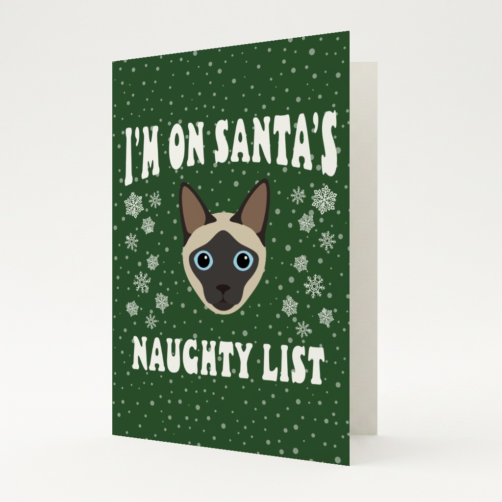 Santa's Naughty List: Personalised {breedFullName} Card