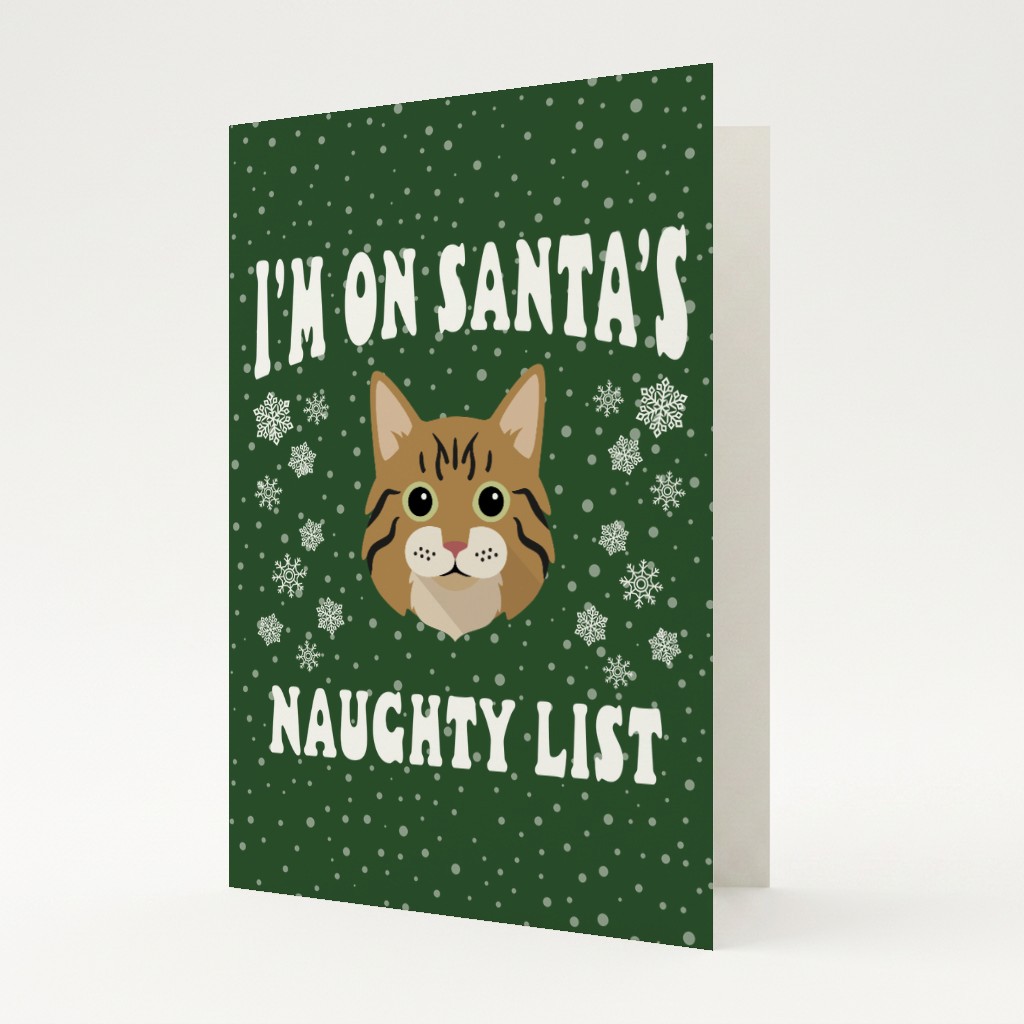 Santa's Naughty List: Personalised {breedFullName} Card