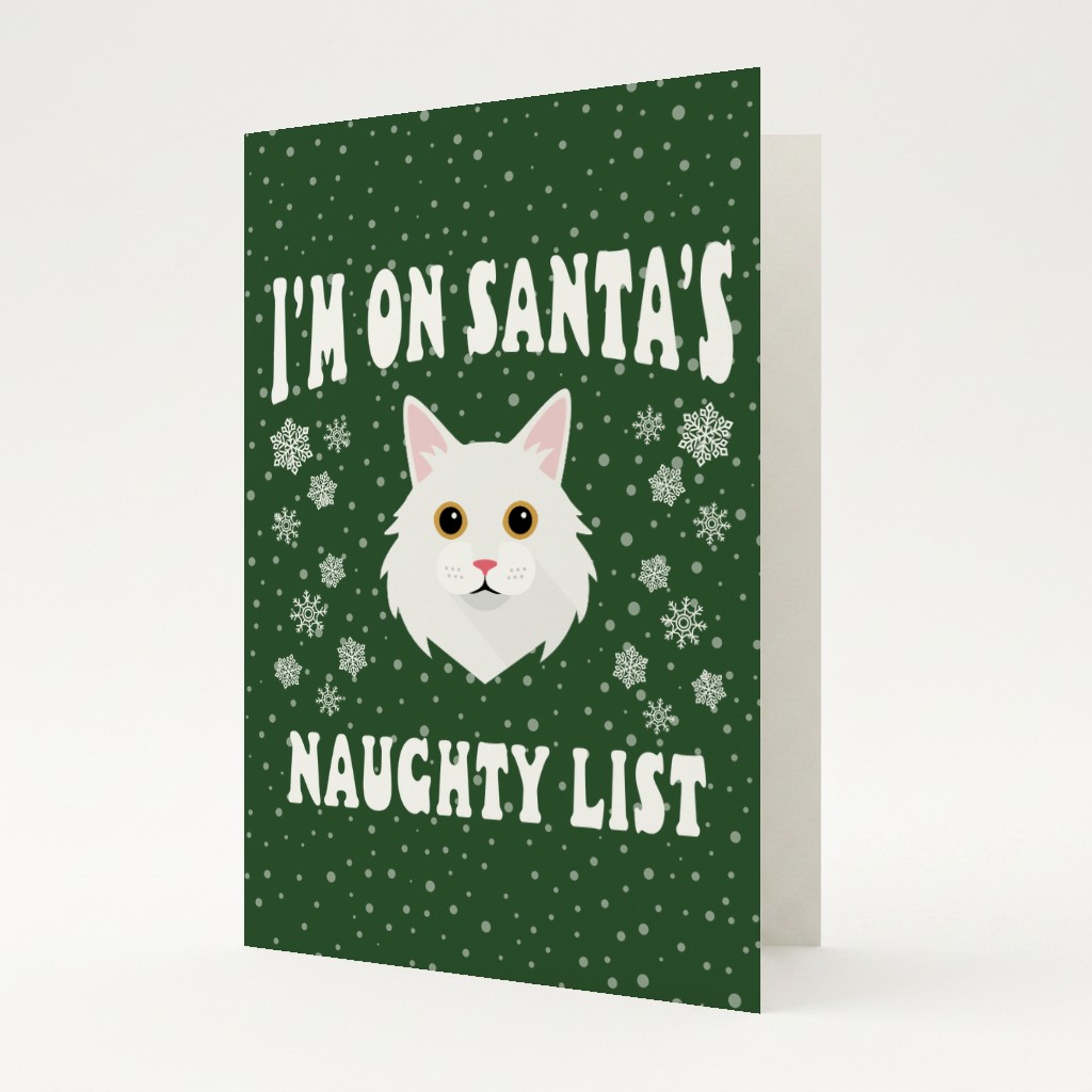 Santa's Naughty List: Personalised {breedFullName} Card