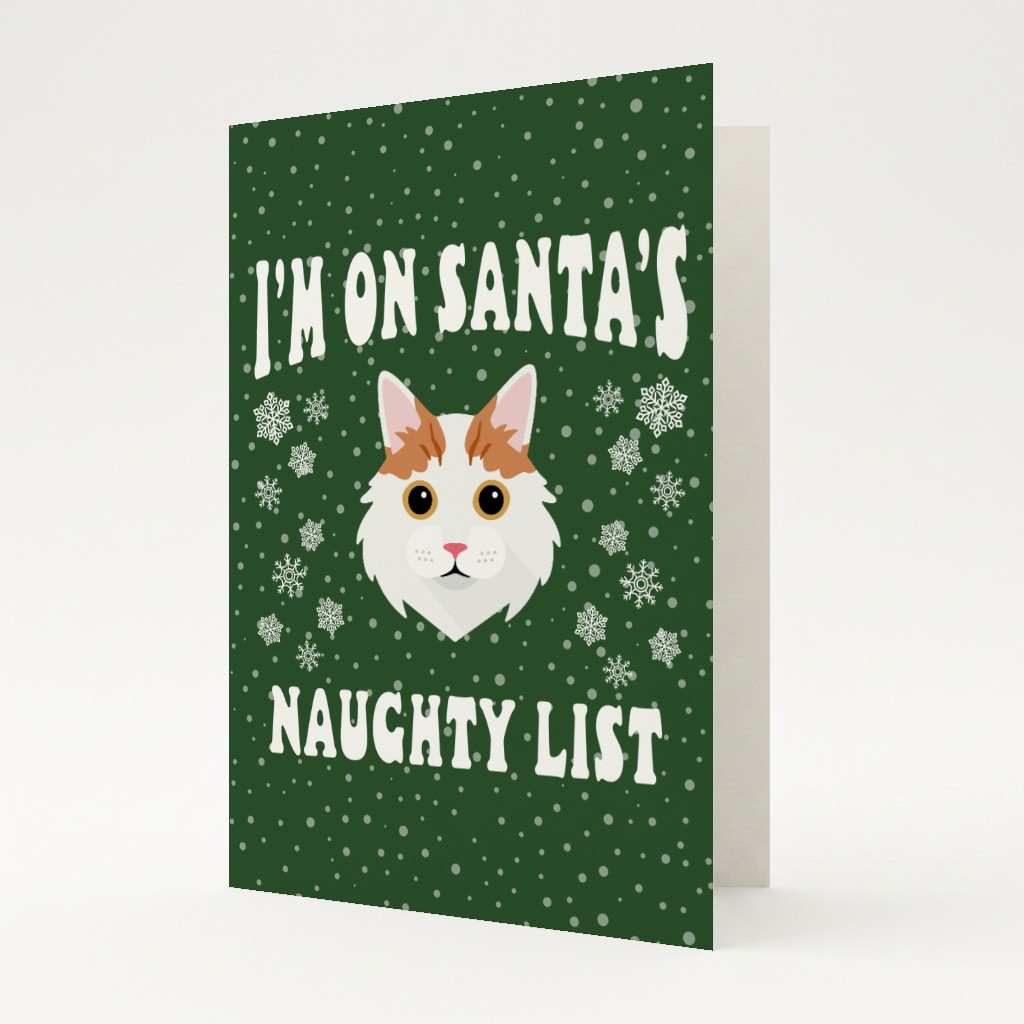 Santa's Naughty List: Personalised {breedFullName} Card