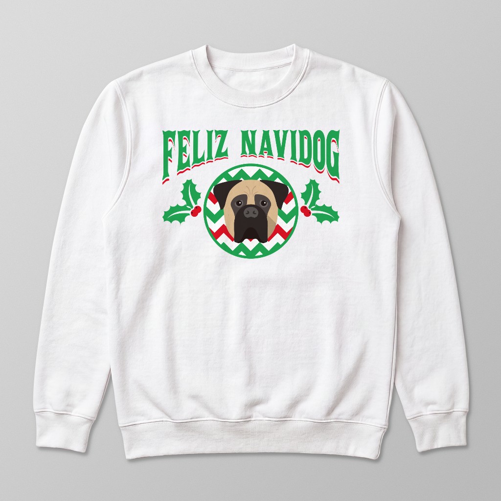 Feliz Navidog: Personalised {breedFullName} Sweatshirt