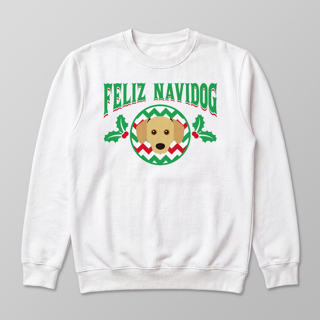 Feliz Navidog: Personalized {breedFullName} Sweatshirt