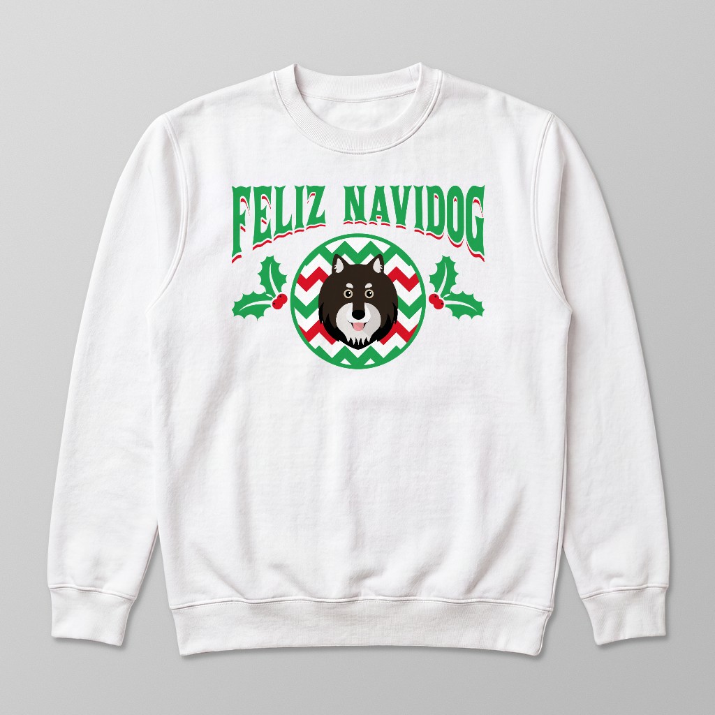 Feliz Navidog: Personalised {breedFullName} Sweatshirt