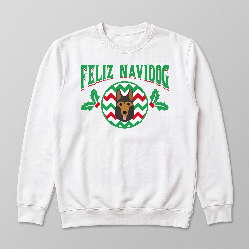 Feliz Navidog: Personalised {breedFullName} Sweatshirt