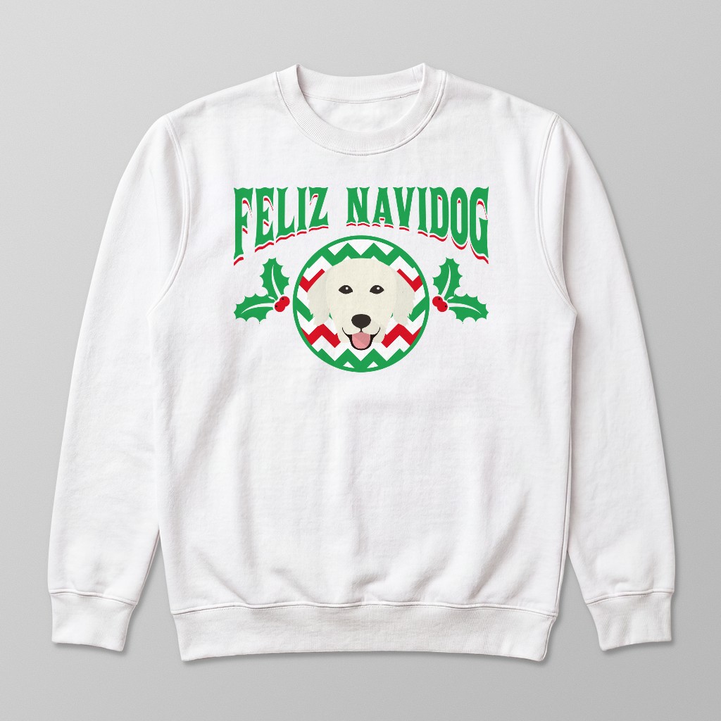 Feliz Navidog: Personalised {breedFullName} Sweatshirt