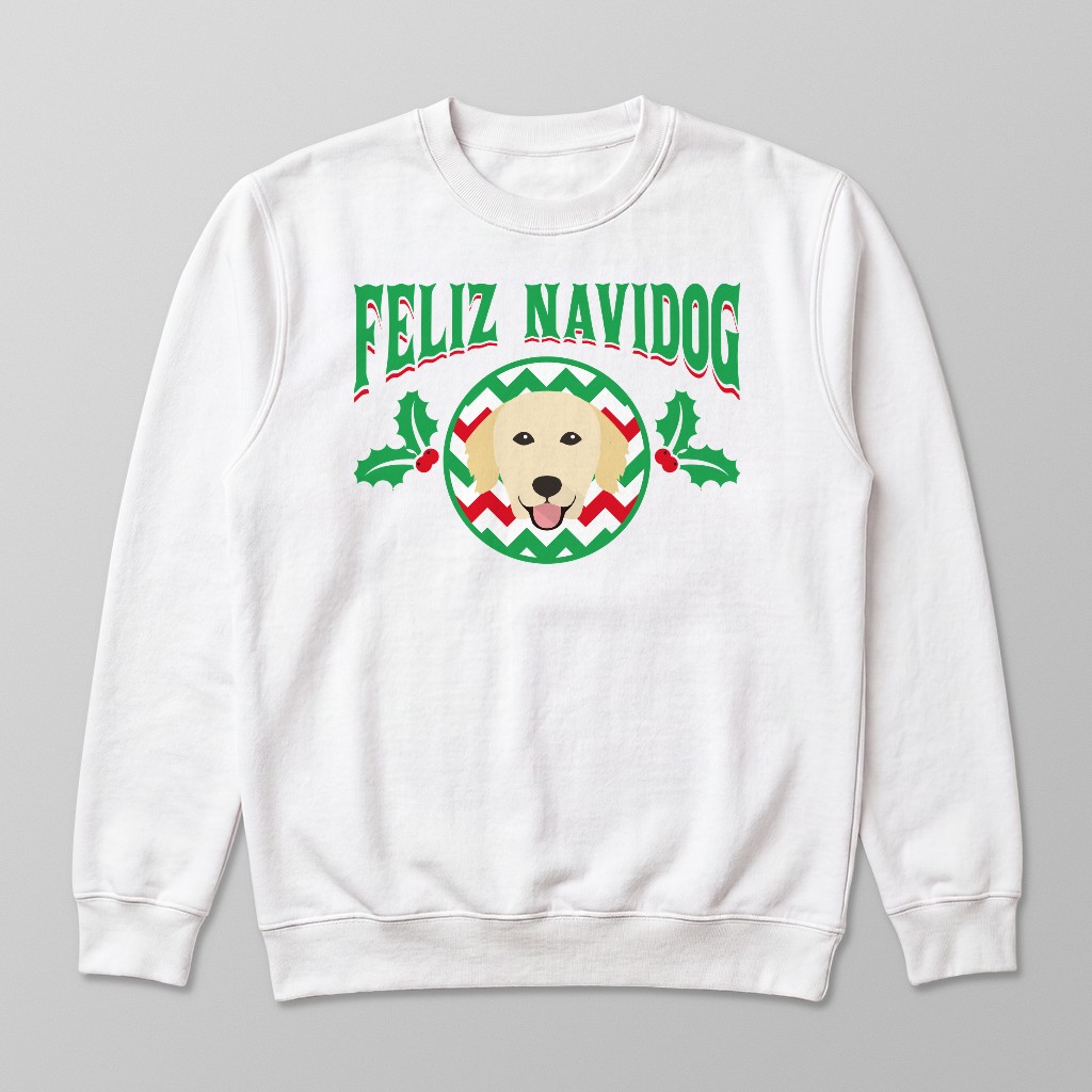 Feliz Navidog: Personalized {breedFullName} Sweatshirt