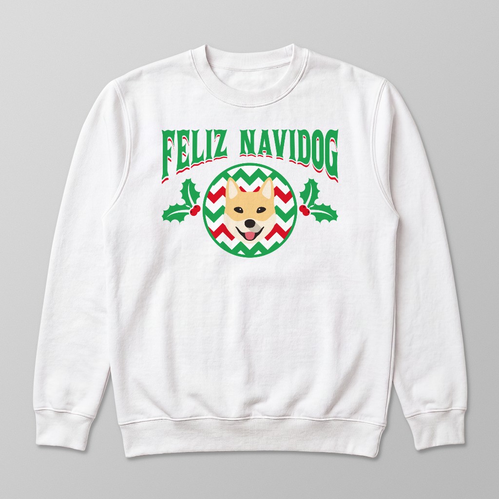 Feliz Navidog: Personalised {breedFullName} Sweatshirt