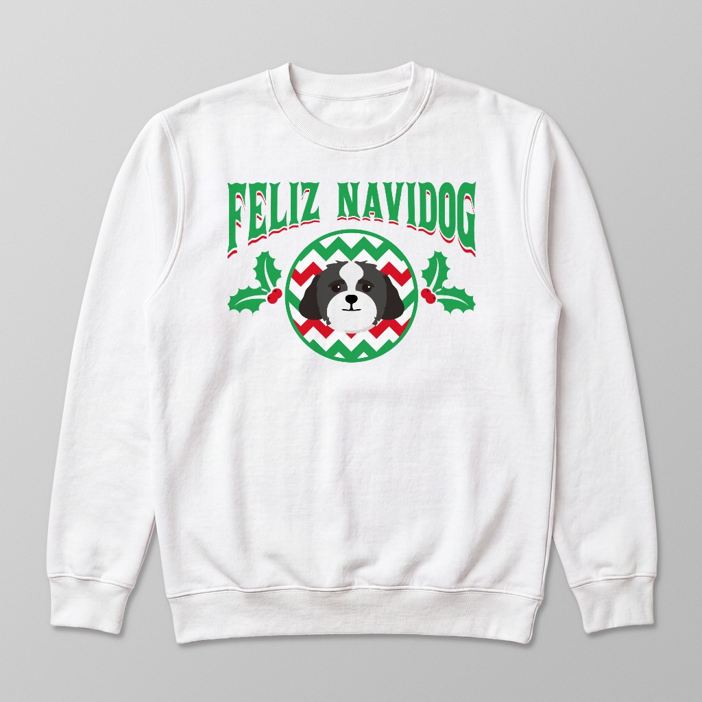 Feliz Navidog: Personalised {breedFullName} Sweatshirt