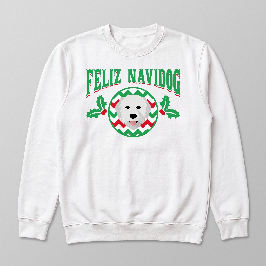 Feliz Navidog: Personalised {breedFullName} Sweatshirt