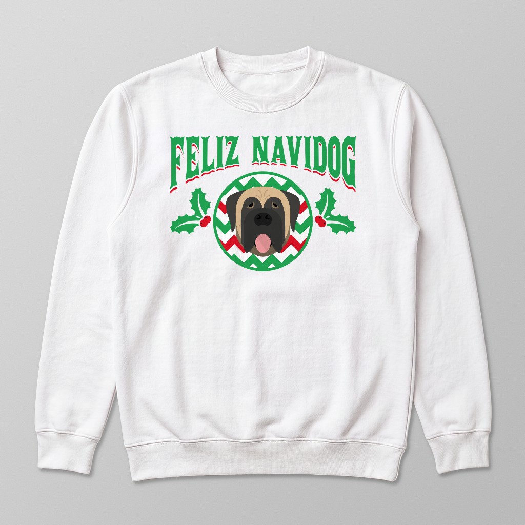 Feliz Navidog: Personalised {breedFullName} Sweatshirt