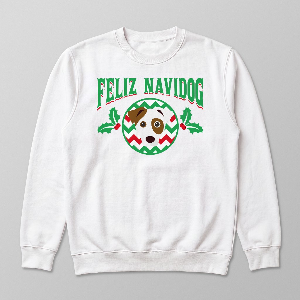 Feliz Navidog: Personalised {breedFullName} Sweatshirt