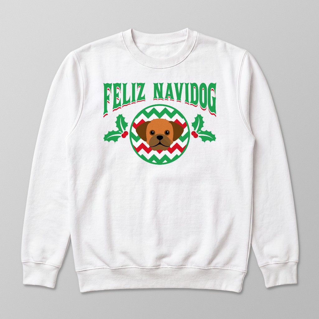 Feliz Navidog: Personalised {breedFullName} Sweatshirt