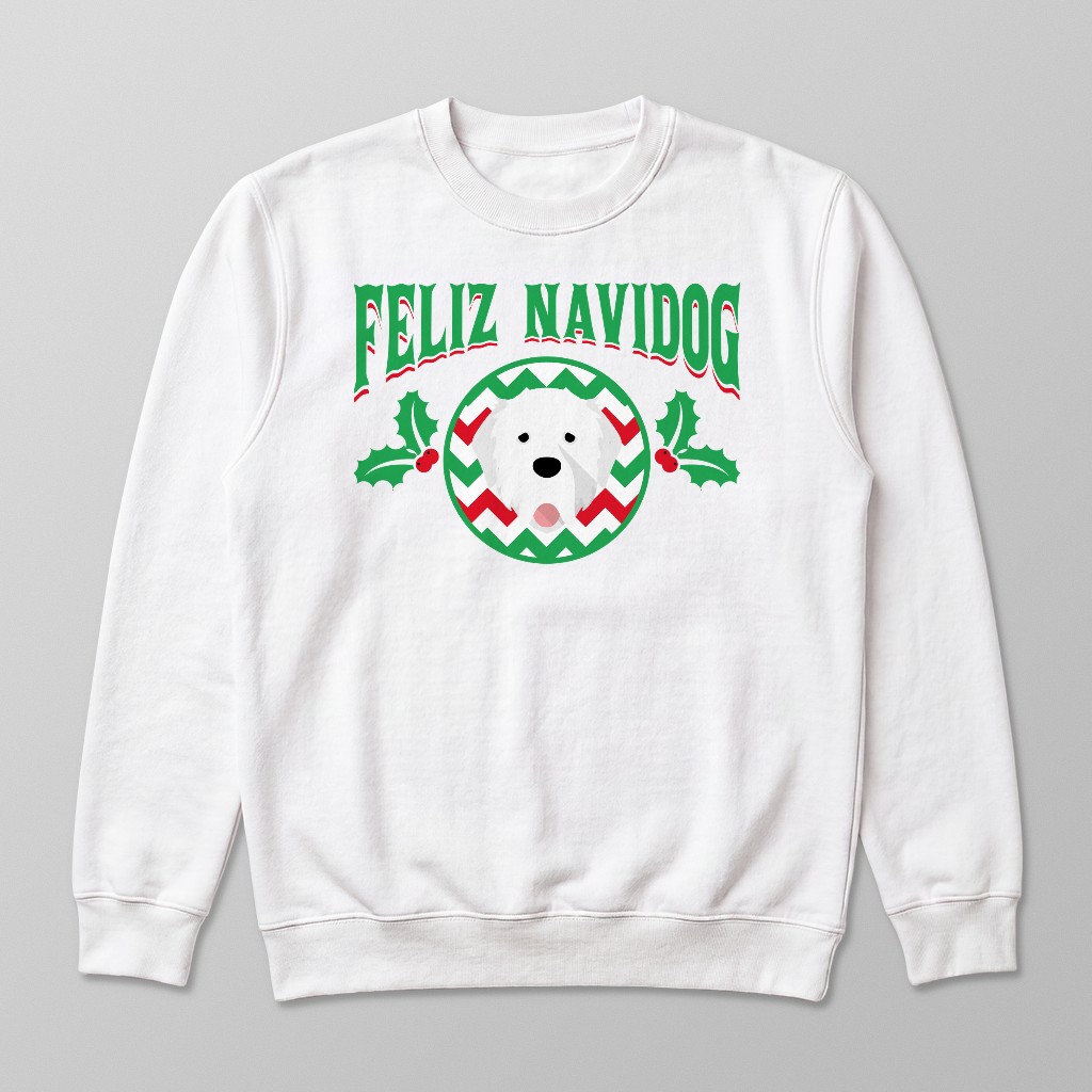 Feliz Navidog: Personalised {breedFullName} Sweatshirt