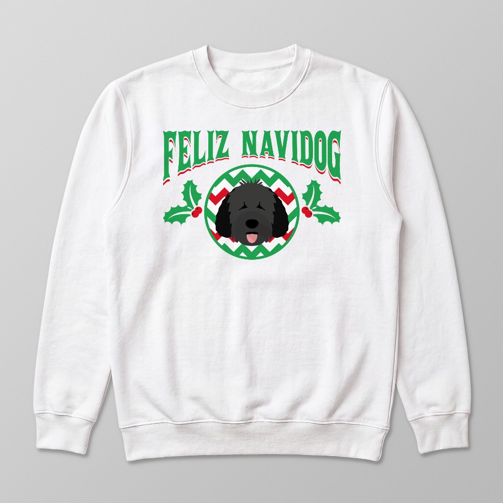 Feliz Navidog: Personalised {breedFullName} Sweatshirt