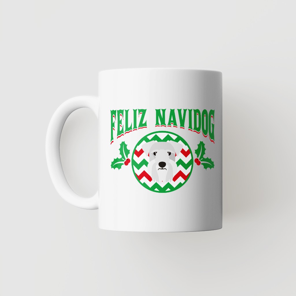 Feliz Navidog: Personalised {breedFullName} Mug