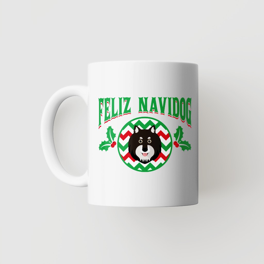 Feliz Navidog: Personalised {breedFullName} Mug
