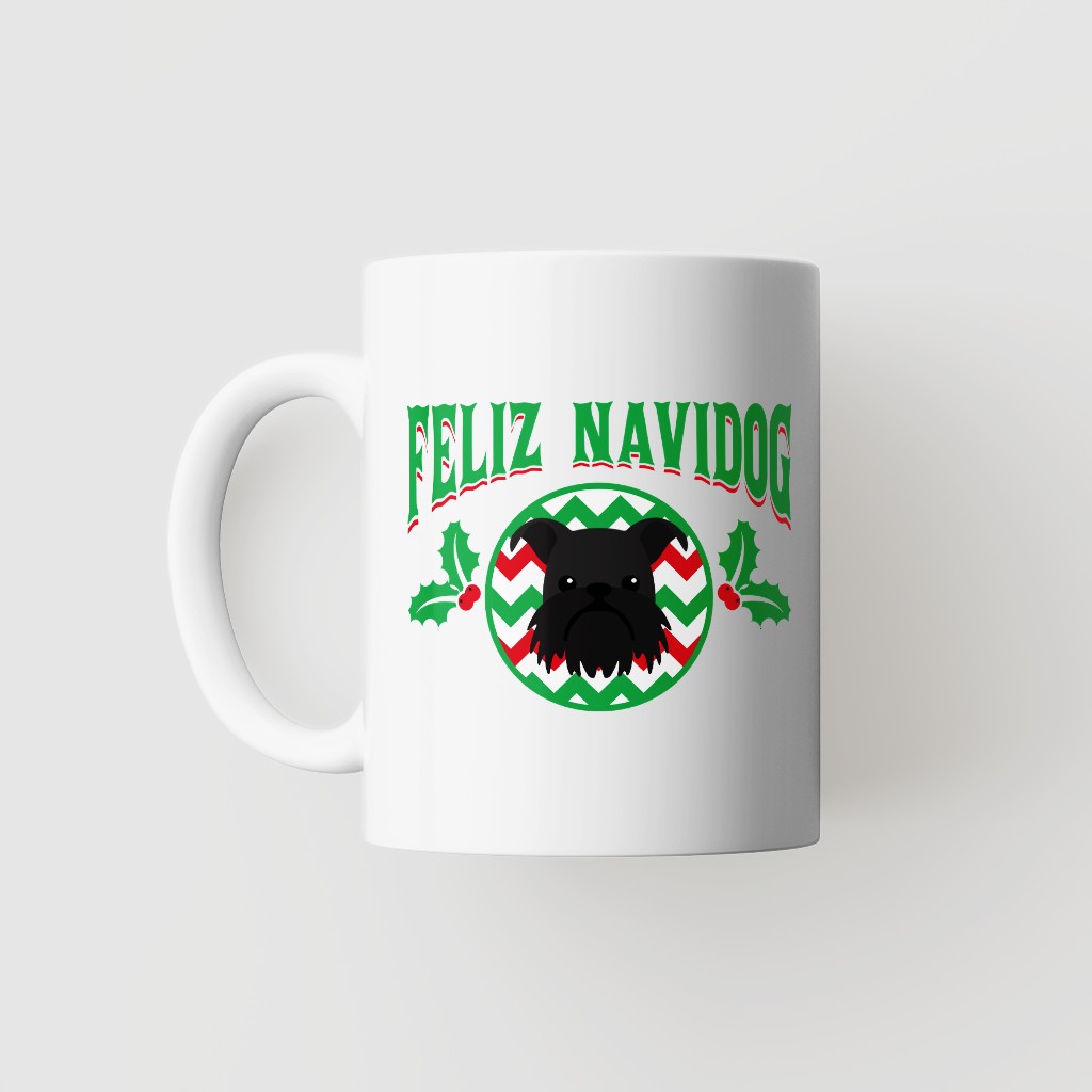 Feliz Navidog: Personalised {breedFullName} Mug