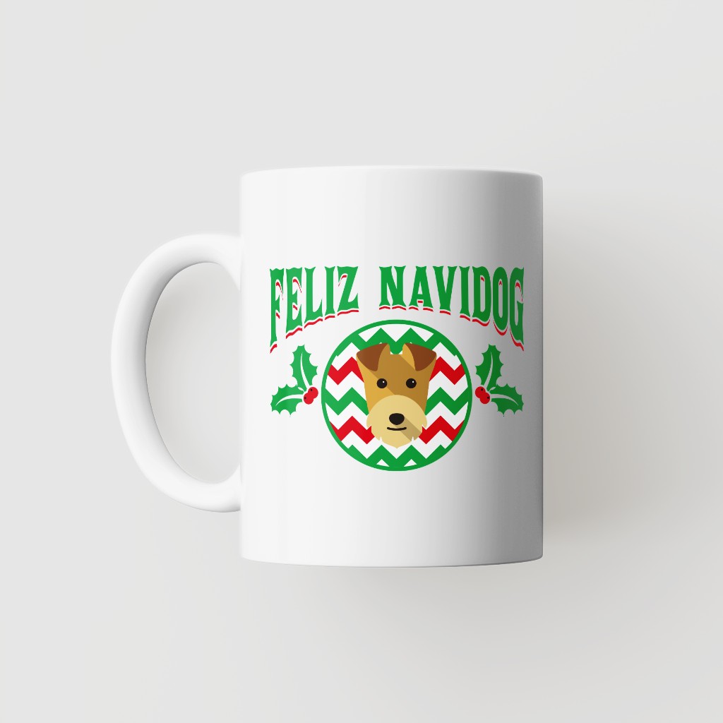 Feliz Navidog: Personalised {breedFullName} Mug